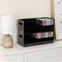 2 Piece Acrylic Cd Storage Rack by Ebern Designs