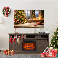 Patrizi 68" TV Stand With Electric Fireplace, Modern Entertainment Center, Media Console For TVs Up To 78" by Gracie Oaks