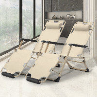 Nermal Outdoor Folding Lounge Chair Recliner, Adjustable Foldable Reclining Chair with Foam Footrest by Arlmont & Co.