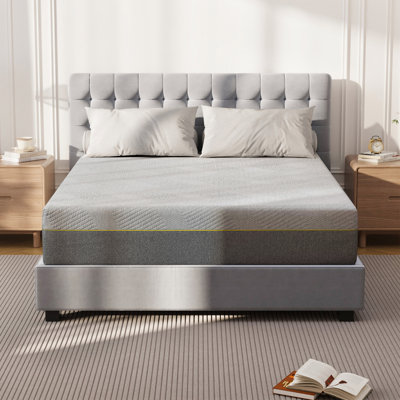 12†Medium Green Tea Adaptive Memory Foam Mattress by Alwyn Home