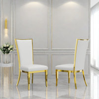 Encratia Upholstered Back Side Chair Dining Chair by Everly Quinn
