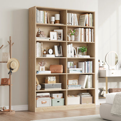 Double Wide Standard Bookcase by Ebern Designs