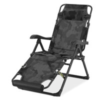 Folding Zero Gravity Chair Beach Sunshade Recliner Canopy Lounge Chaise by Arlmont & Co.