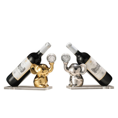 Fountain Elephant Creative Wine Rack by Dakota Fields