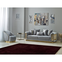 Euda 2 - Piece Velvet Living Room Set by Everly Quinn