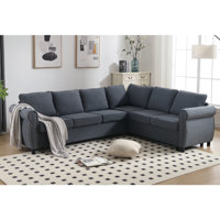 Asalia Upholstered Sectional by Lark Manor