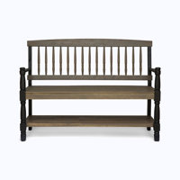 Outdoor 51" Wood Loveseat
