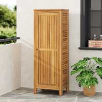 Assata Acacia Wood Cabinet by Lark Manor