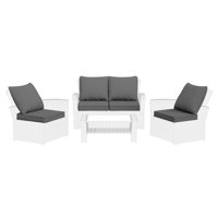 Outdoor Replacement 4‘’ Cushion Set Seat/Back Cushion (SOFA NOT INCLUDED)) by Latitude Run