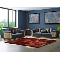 Fasulo 2 - Piece Velvet Living Room Set by Everly Quinn