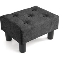 Etherson Solid Wood Accent Stool by Ebern Designs