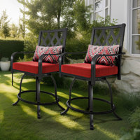 Chic High-with Back Daining Chair by Lark Manor