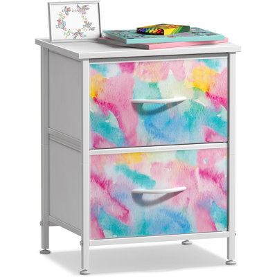 Nightstand with 2 Drawers by Sorbus