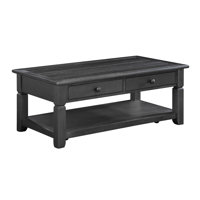 2-Drawer Solid Wood Coffee Table by Charlton Home