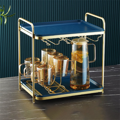 Cup Storage Organizer Rack by Everly Quinn