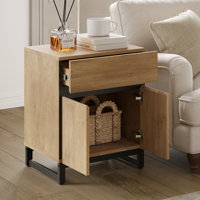 Aadam Dresser And Nightstand Set Of 3, 63 Inches Dresser With 6 Drawers, 2 Nightstand With Drawer And Cabinet For Bedroom, Bedroom Furniture Set, by Latitude Run