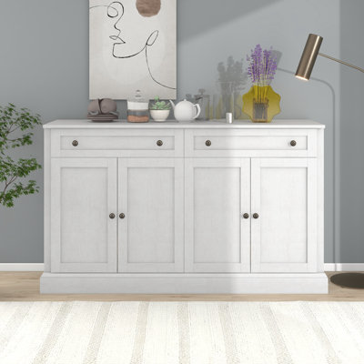 Sideboards And Buffet Cabinet Kitchen Buffet Server Dining Room Storage White Buffet Table by Lark Manor