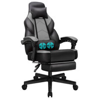 Ergonomic Gaming Chair with Footrest and Lumbar Support by Inbox Zero