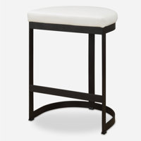 Joss & Main Huntington White Counter Stool by Joss & Main