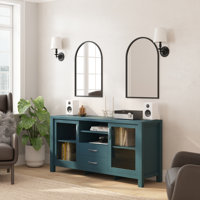 Engineered Wood Buffet Sideboard Storage Cabinet With 2 Drawers, Doors by Millwood Pines