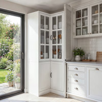 78.9"H Corner Kitchen Pantry Cabinet