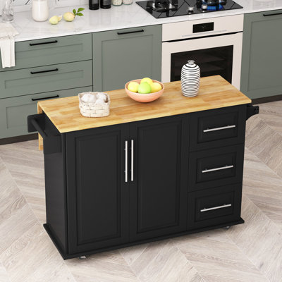 Monea Kitchen Island by Winston Porter