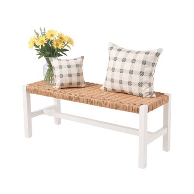 Alisma 40" Wood Bench by Bay Isle Home