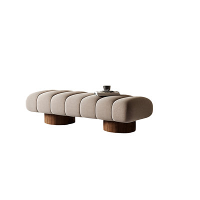 Safron Fabric Upholstered Bench by Orren Ellis