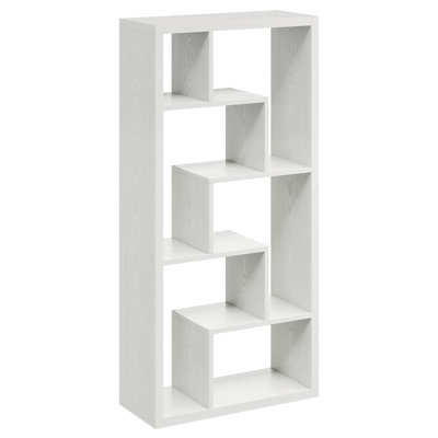 6 Cube Storage Bookcase, Open Shelf Simple Compartment Bookshelf, Use Horizontally, Use Vertically, Use Upside Down by Ebern Designs