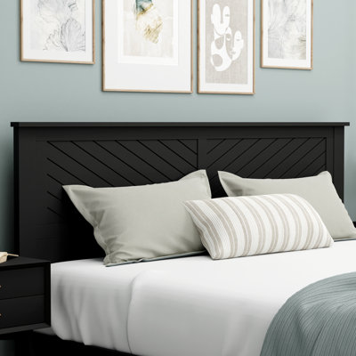 Breigh Wood Headboard With Chamfer by Winston Porter