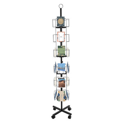 Pranshi Metal Free Standing Magazine Rack by Rebrilliant
