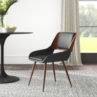 Mid-Century Modern Fabric Side Chair by Wade Logan