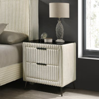 Northington Mavela Wide Wale Upholstery Bedroom Set by George Oliver