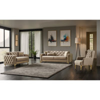Jadaine 3 - Piece Velvet Living Room Set