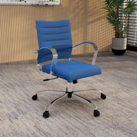 Cheylyn Ergonomic Mesh Task Conference Chair – Breathable Office Chair with Lumbar Support and Stainless Steel Frame – Swivel Executive Chair for Home by Ivy Bronx
