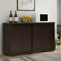 Antique Stackable Kitchen Storage Sideboard With Height Adjustable Shelf by Lark Manor