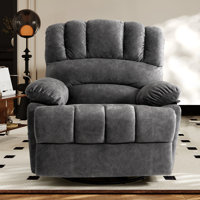 Oversized Swivel Rocker Recliner Chair Glider Rocker Lazy Recliner by Latitude Run