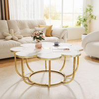 Behrett Flower-Shaped Coffee Table by Mercer41