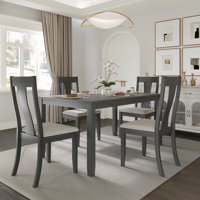 Ocossio Kaitlyn 59.05 L x 35.43 W Dining Set by Winston Porter