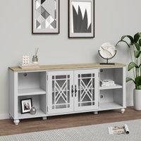 Dzeneta 60 in. TV Stand Fits TVs up to 65 in. with Open Storage by Charlton Home