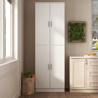 71"H Food Pantry With 4 Door