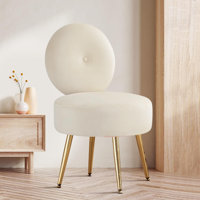 Modern Velvet Makeup Chair by Mercer41