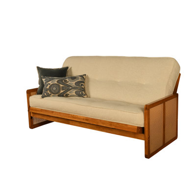 Bridyn Full-size Futon includes Mattress by Bayou Breeze