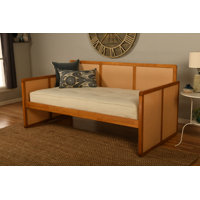 Bruke Daybed Frame in Honey Finish (Mattress Not Included) by Bayou Breeze