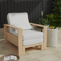 Darren Extendable Solid Wood Chaise Lounge with Lumbar Pillow by Hokku Designs