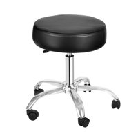 Adjustable Height Ergonomic Industrial Stool with Wheels by Viva Comfort