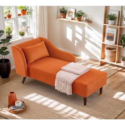 Dunwall Velvet Chaise Lounge by Mercer41