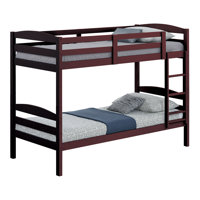 Jillynn Kids Twin Over Twin Bunk Bed by Harriet Bee