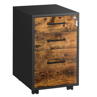 File Cabinet, Office Filing Cabinet With Lock by 17 Stories