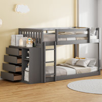 Murphy Bed With Hydraulic Lift & Desk Design, Modern Style, Space Saving by Harriet Bee